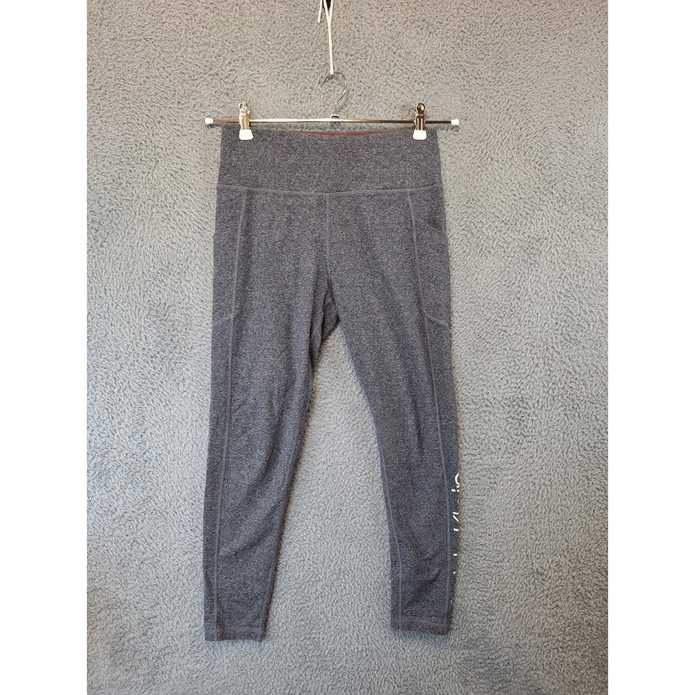 Calvin Klein Leggings Womens M (Fits 27x25) Gray Performance Stretch Base Layer